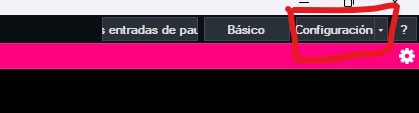 Abrir Settings en vMix